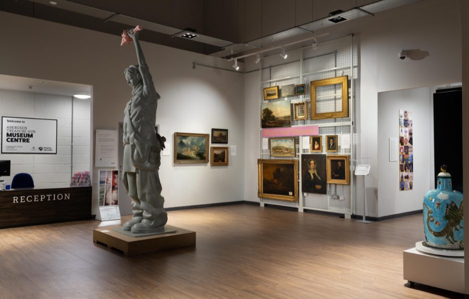 Exhibition view of “Museum Misfits” exhibition at Aberdeen Treasure Hub.