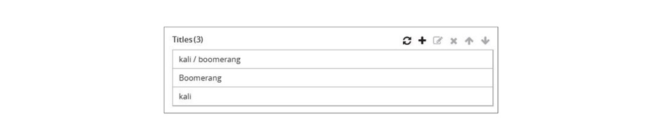 For clarity and cultural recognition, follow the “Uluru / Ayers Rock” model by setting “kali / boomerang” as the primary title in the Title widget.