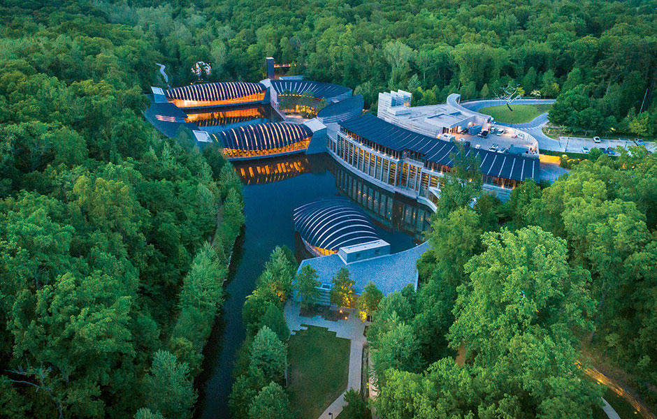 Crystal Bridges Museum Case Study. Photo by Dero Sanford, courtesy of the Museum.