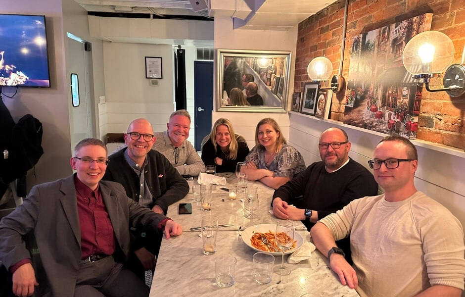 Gallery Systems team dinner following Collective Imagination in Washington, D.C.