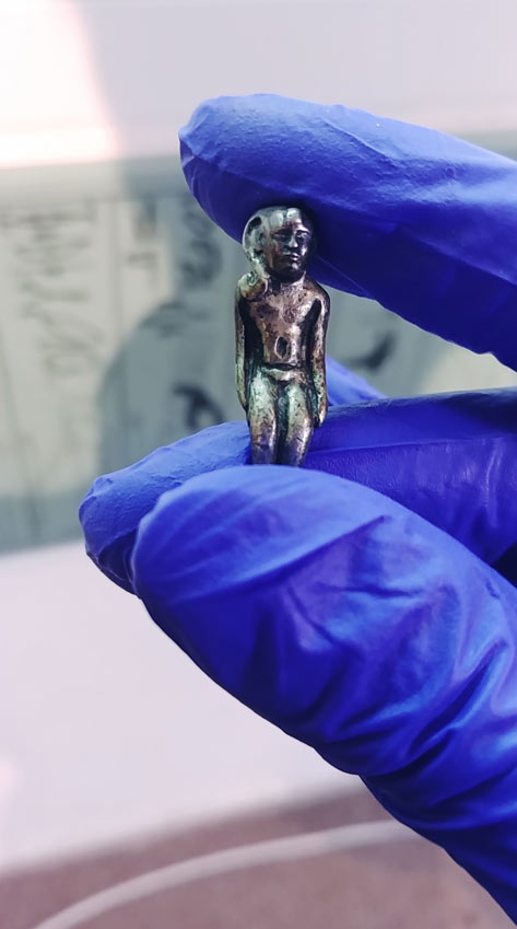 Amulet of Horus the Child from the Bible Lands Museum Jerusalem