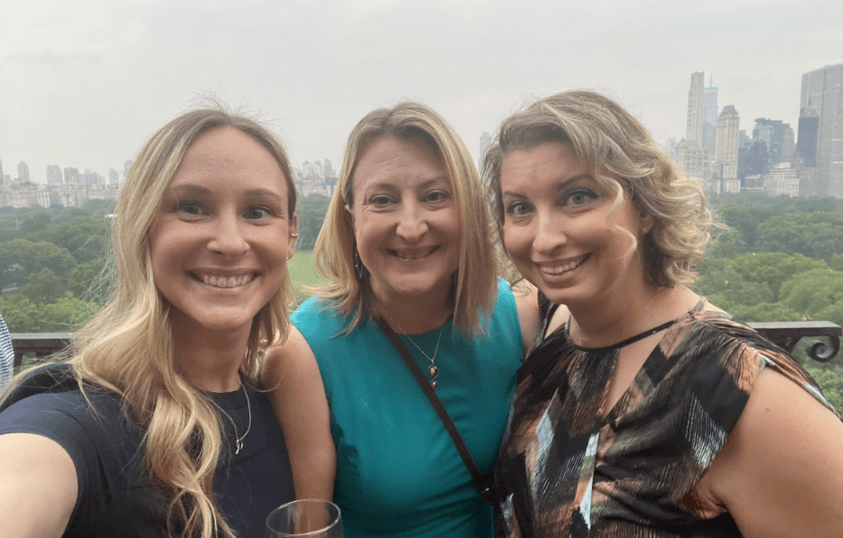 Amy Cardona with Liz Eckman and Allison Galland from the Gallery Systems Professional Services team