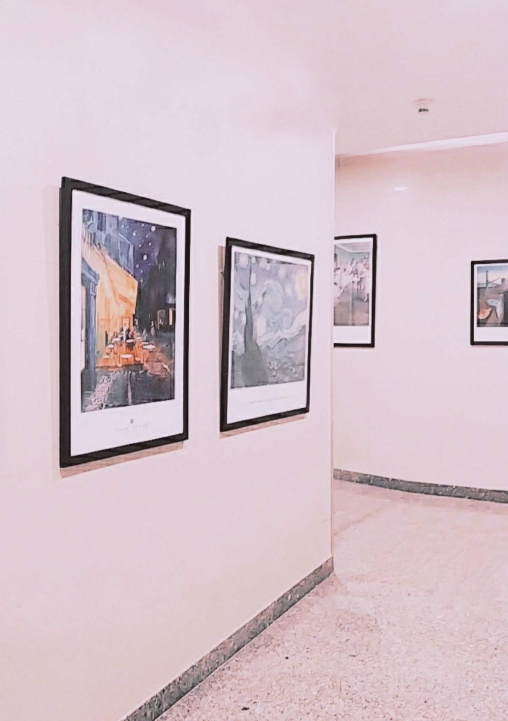 artwork at a corporate collection installation