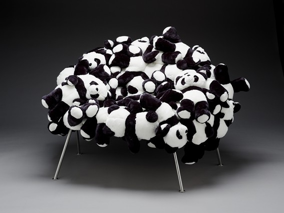 Banquete Chair with Pandas by Fernando and Humberto Campana from the Dallas Museum of Art