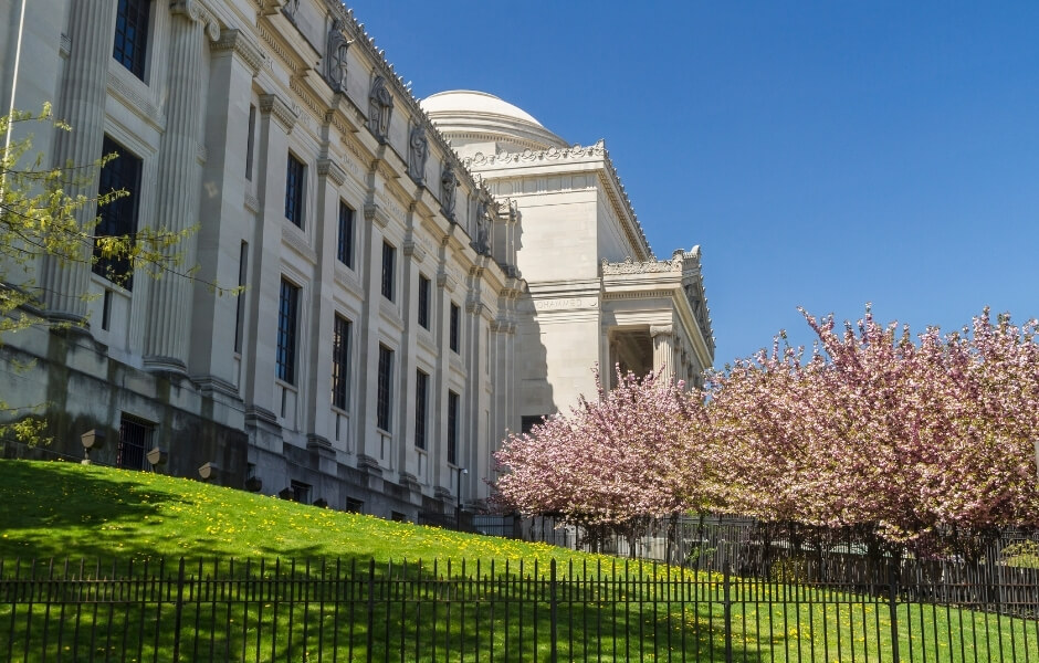 Brooklyn Museum building in New York