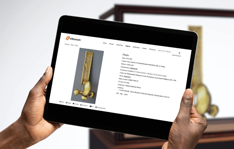emuseum on an ipad