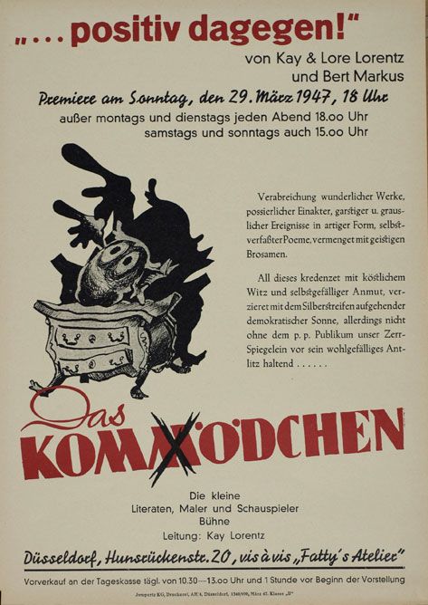 Kom(m)ödchen commode from Theatermuseum Düsseldorf