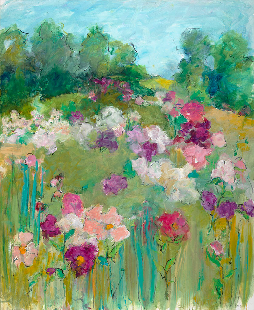 Mary Page Evans' Peonies in June from the Brandywine Museum of Art