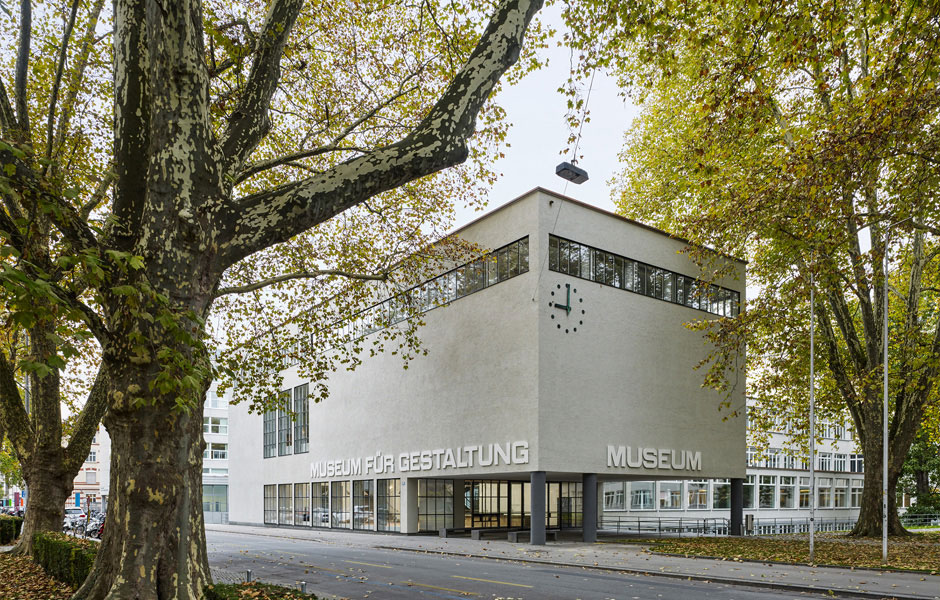 Exterior of the Museum für Gestaltung Zürich