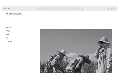 showroom home page for our artist template