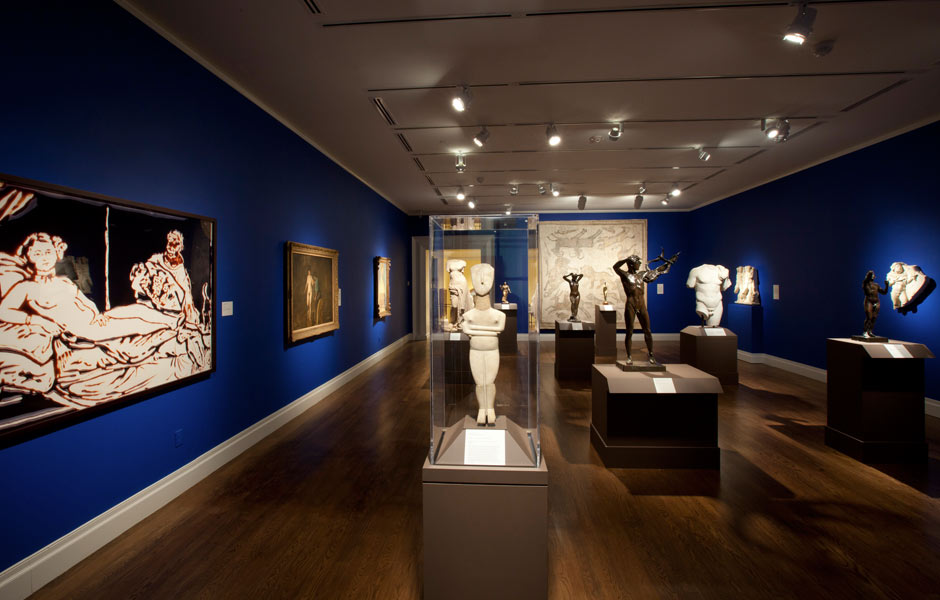 Sculpture gallery at the Honolulu Museum of Art