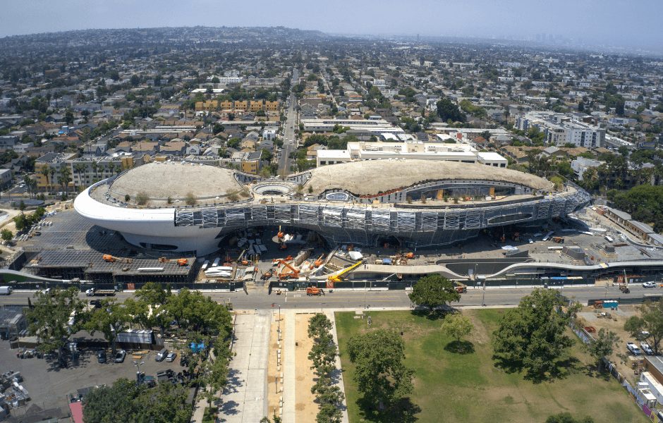 Lucas Museum of Narrative Art under construction