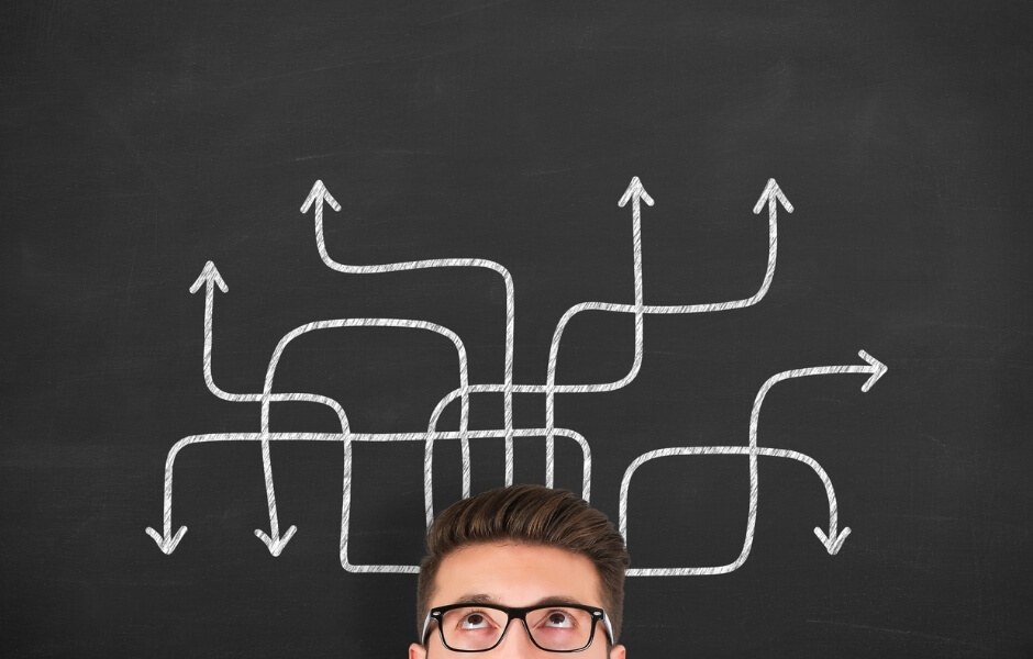 Illustration representing website planning